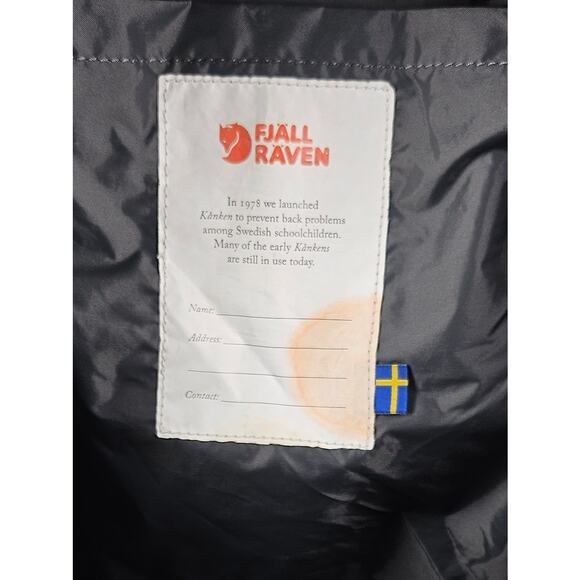 FJALLRAVEN UNISEX SUPER GREY KANKEN BACKPACK - Picture 8 of 14